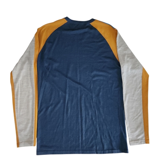 BULA Retro merino wool crew Colorblock Thermal Shirt - Picture 3 of 9